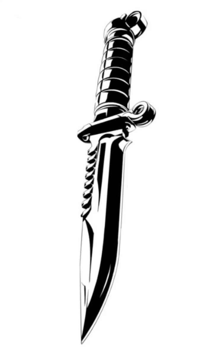 Messer Ausmalbilder 826