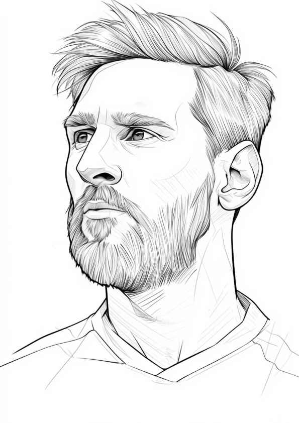 Messi Ausmalbilder 201