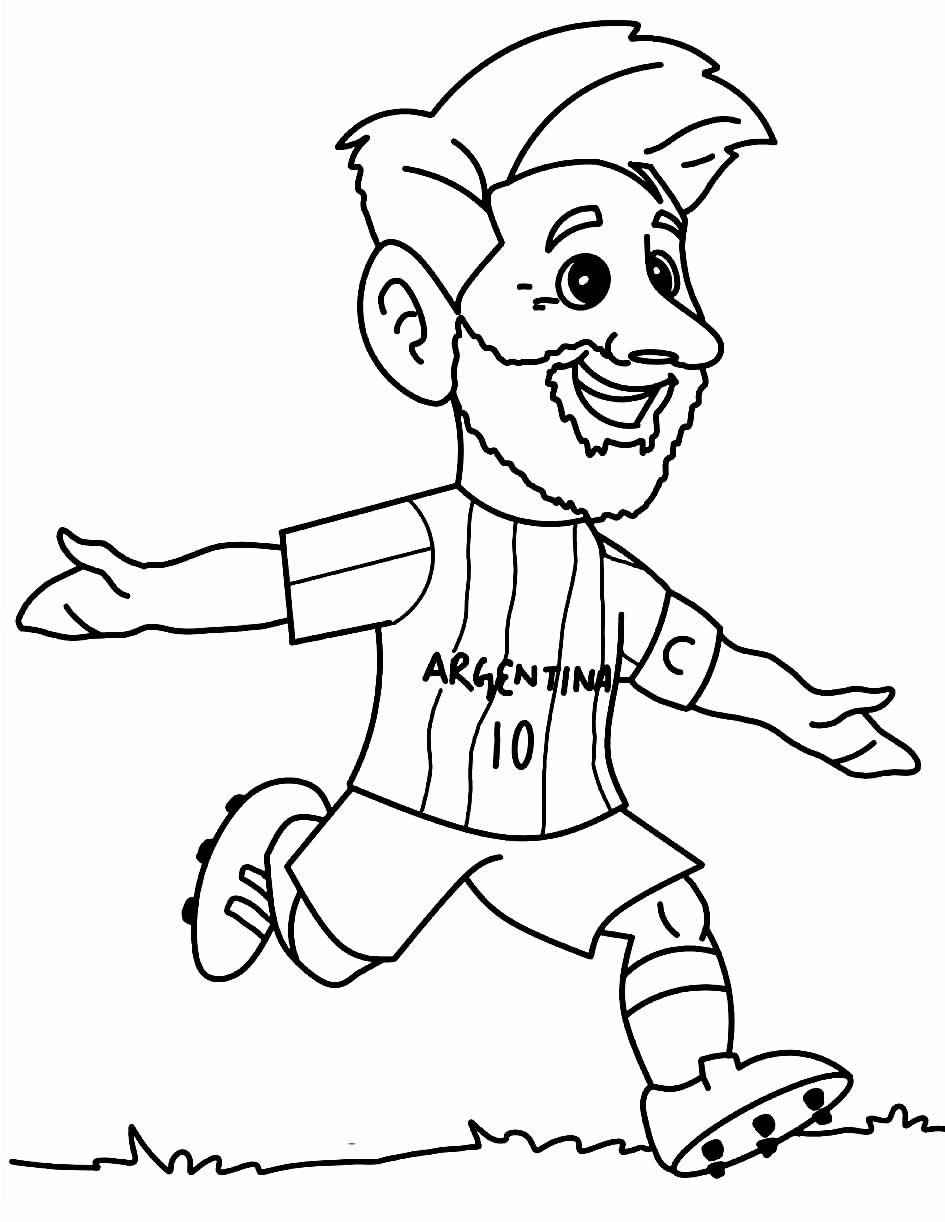 Messi Ausmalbilder 222