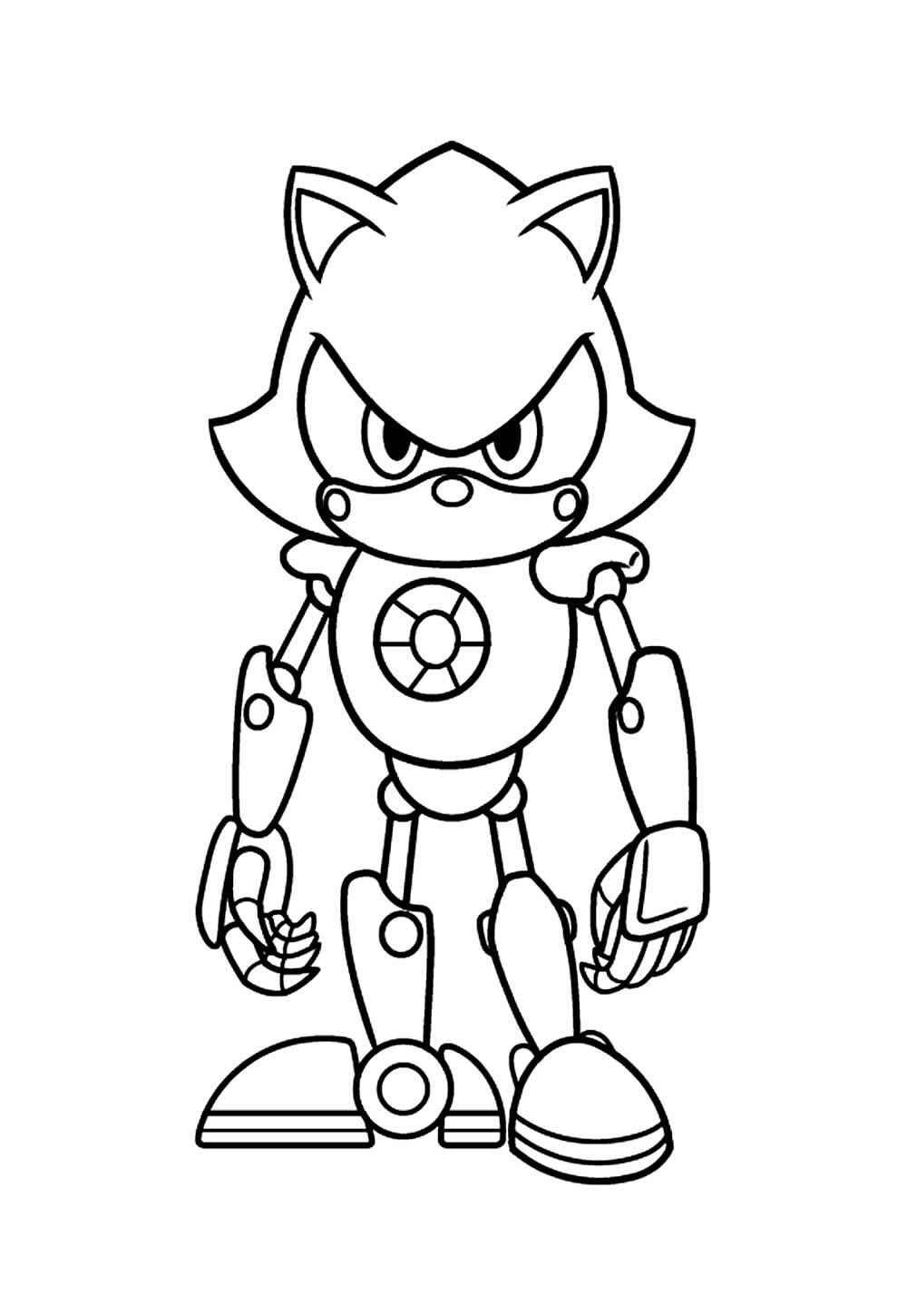 Metal Sonic Ausmalbilder 411