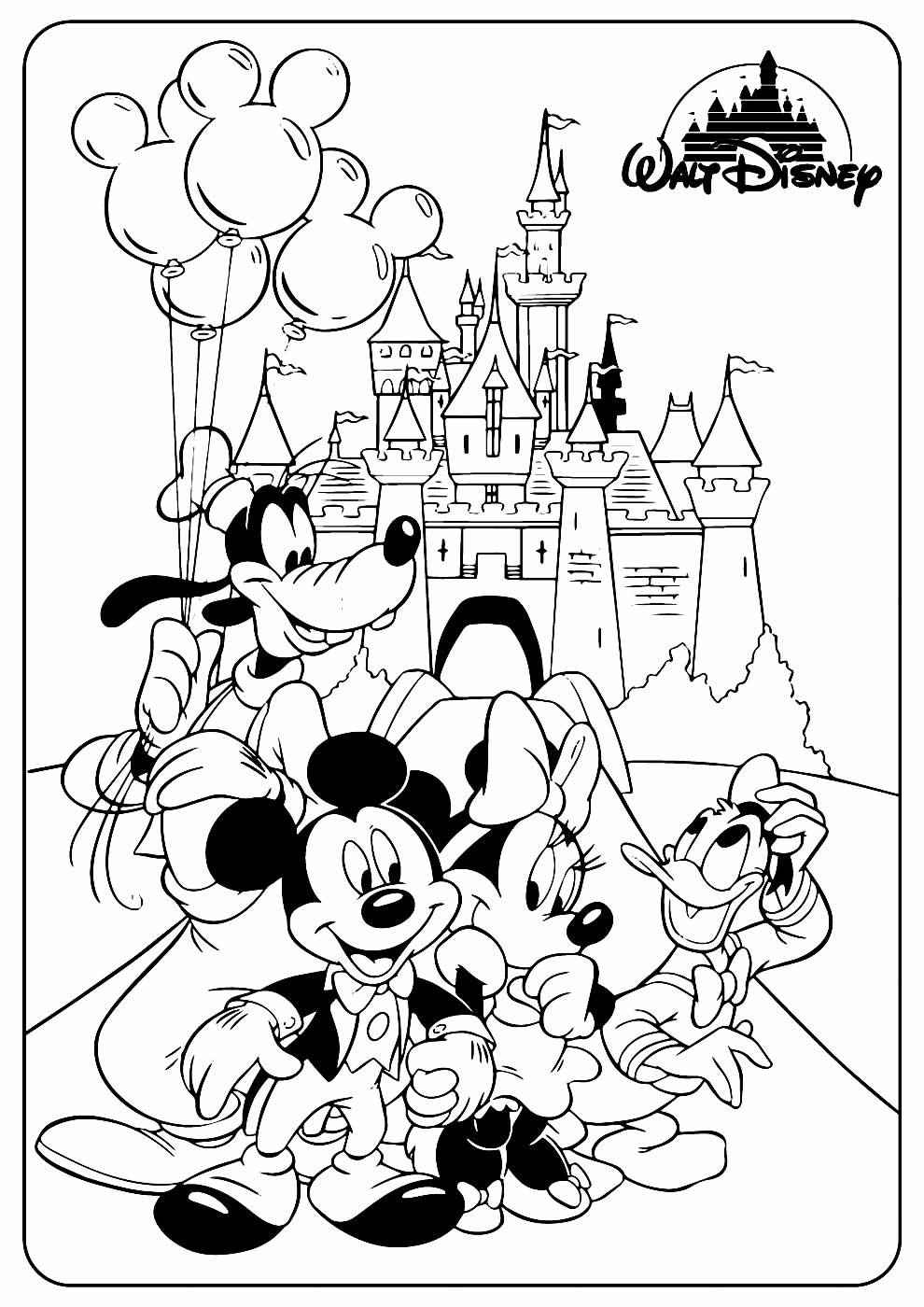 Mickey Ausmalbilder 004