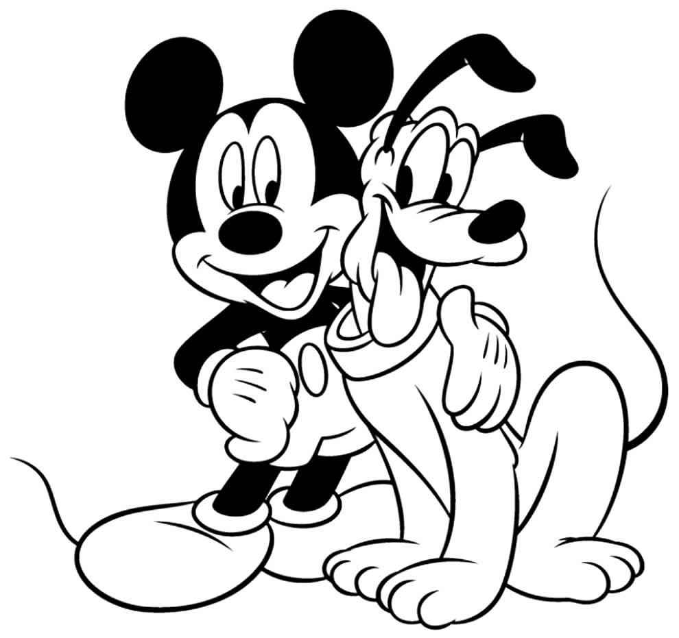 Mickey Ausmalbilder 043