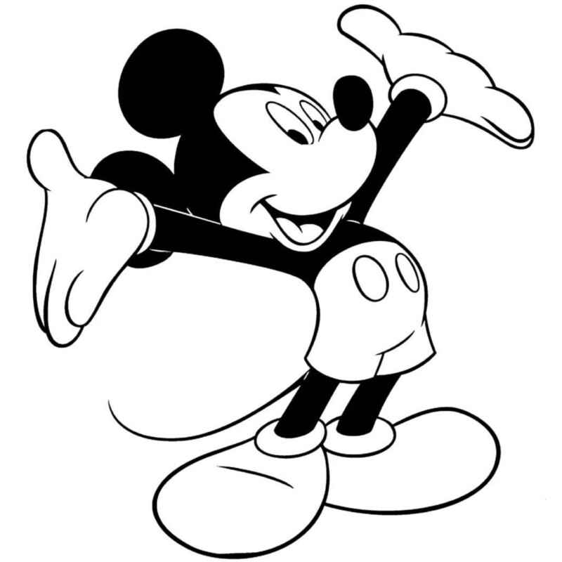 Mickey Ausmalbilder 063