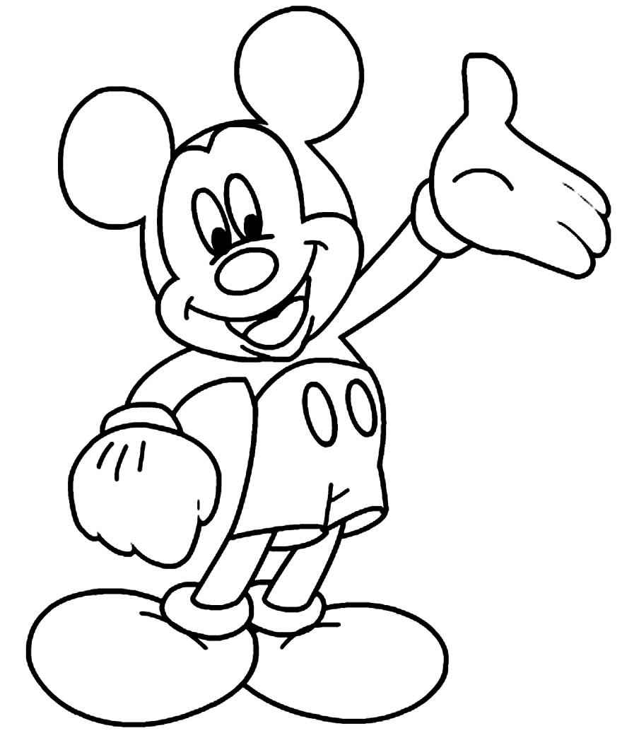 Mickey Ausmalbilder 064