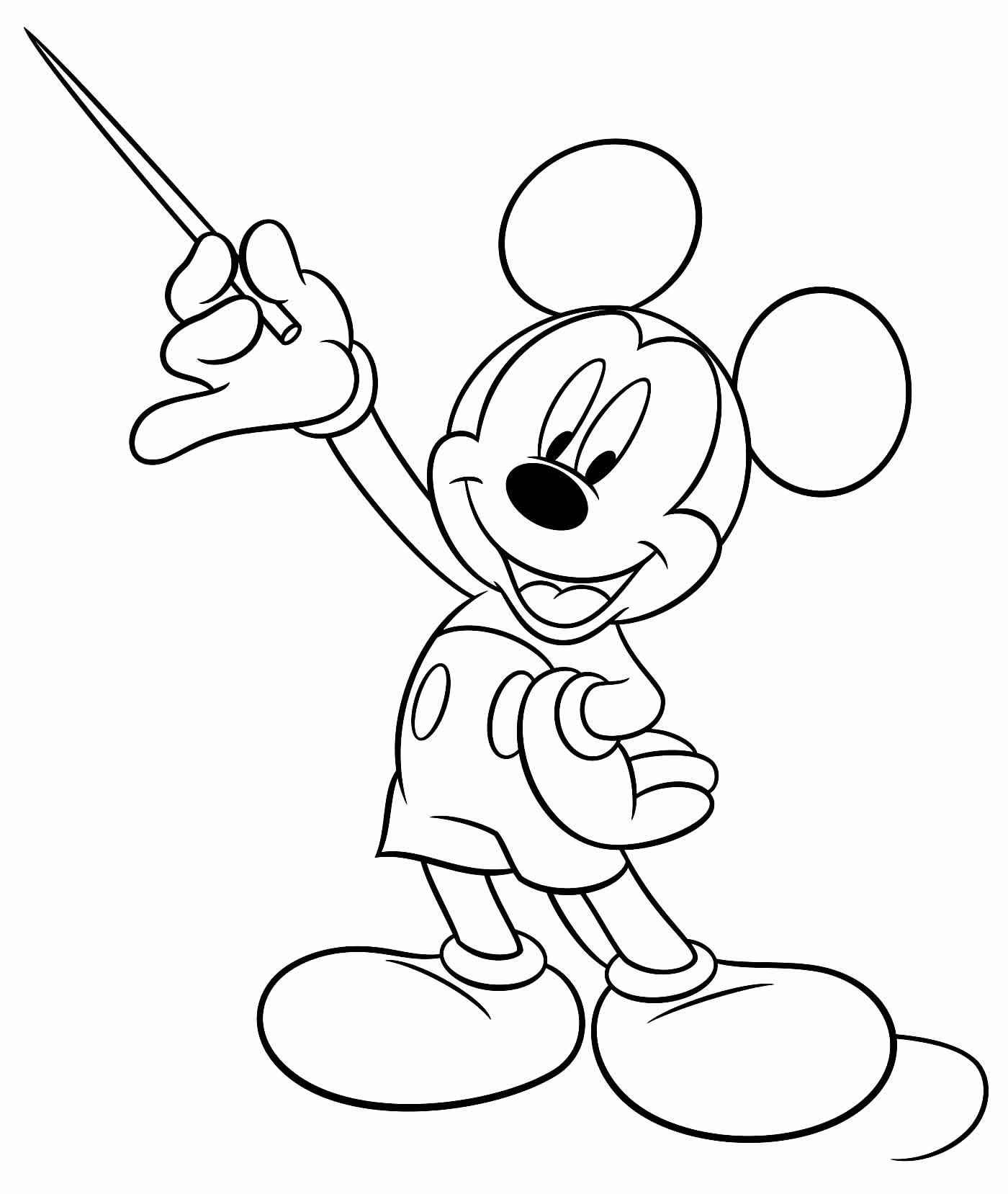 Mickey Ausmalbilder 090