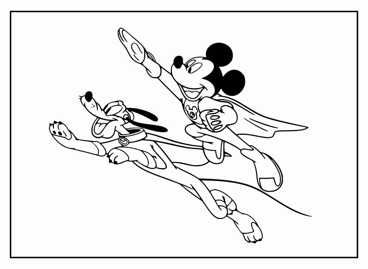 Mickey Ausmalbilder 298