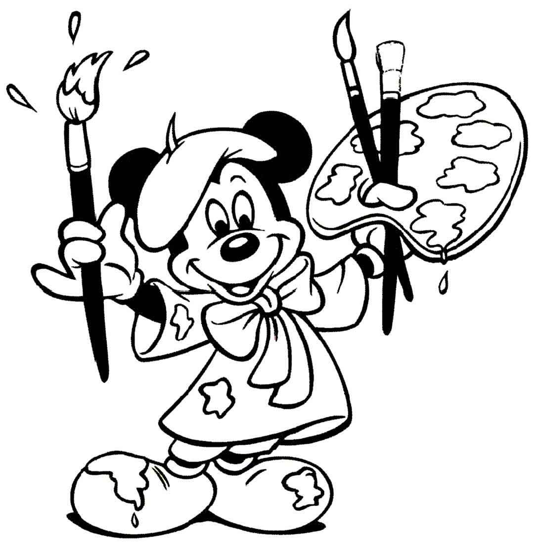 Mickey Ausmalbilder 593