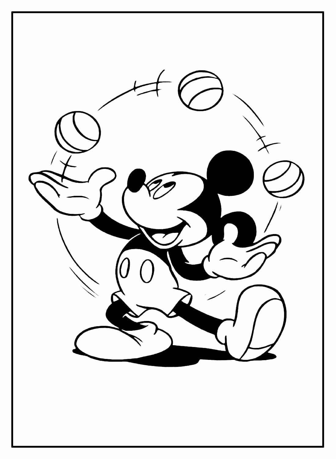 Mickey Ausmalbilder 662