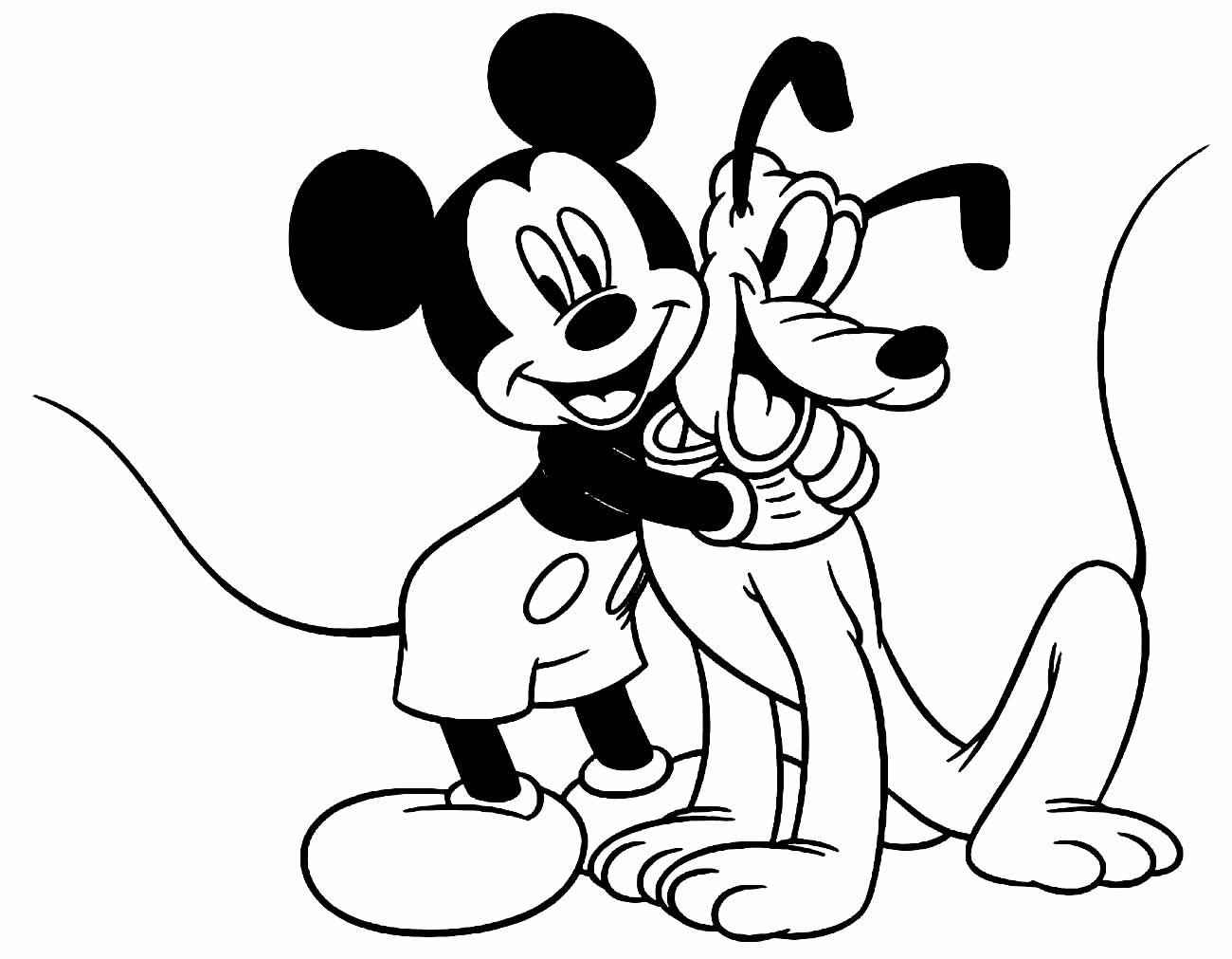 Mickey Ausmalbilder 665