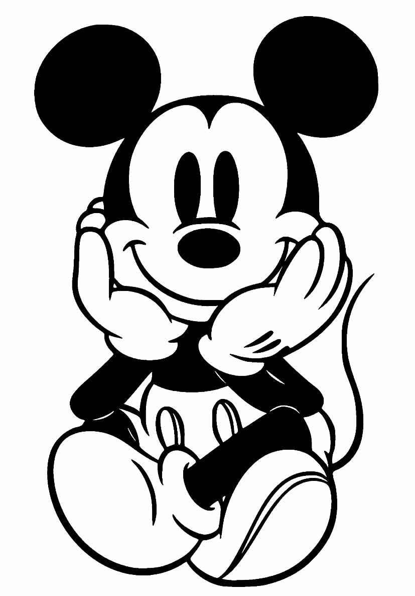 Mickey Ausmalbilder 683