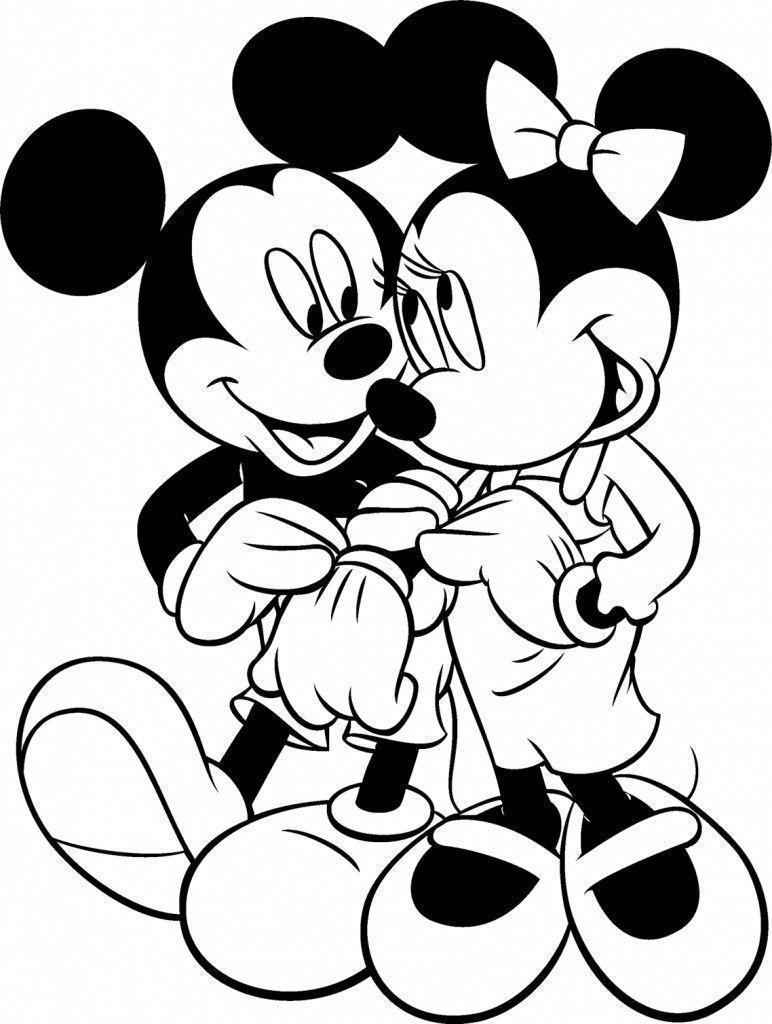 Mickey Ausmalbilder 800