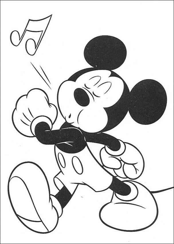 Mickey Ausmalbilder 818