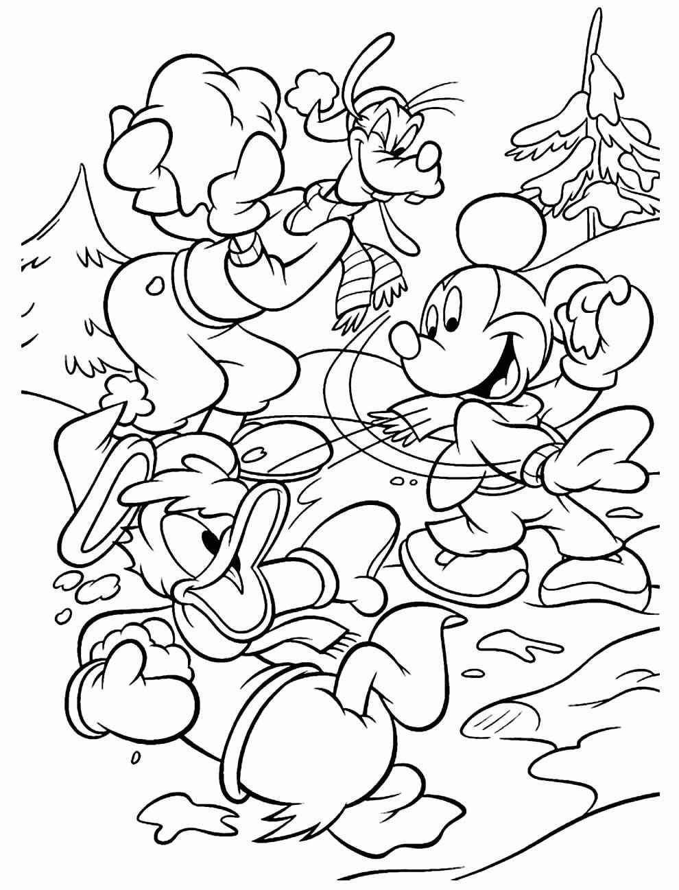 Mickey Ausmalbilder 888