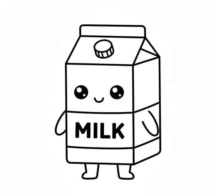 Milch Ausmalbilder 419