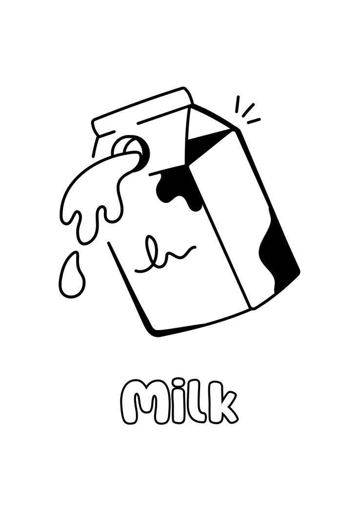 Milch Ausmalbilder 439