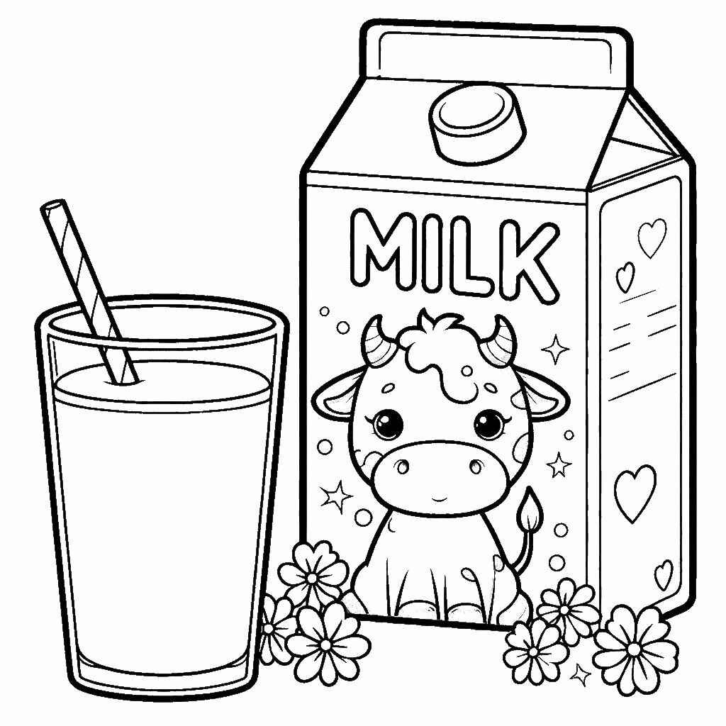 Milch Ausmalbilder 609