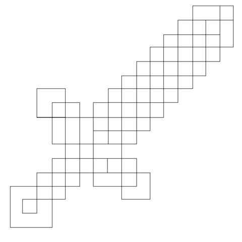 Minecraft Schwert Ausmalbilder 303