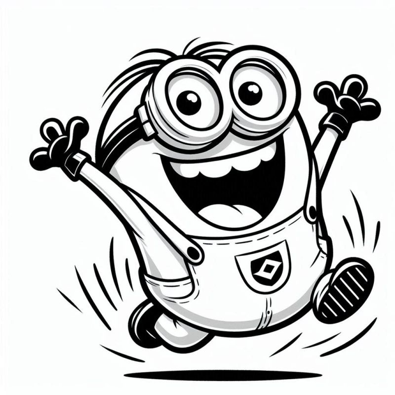 Minions Ausmalbilder 005