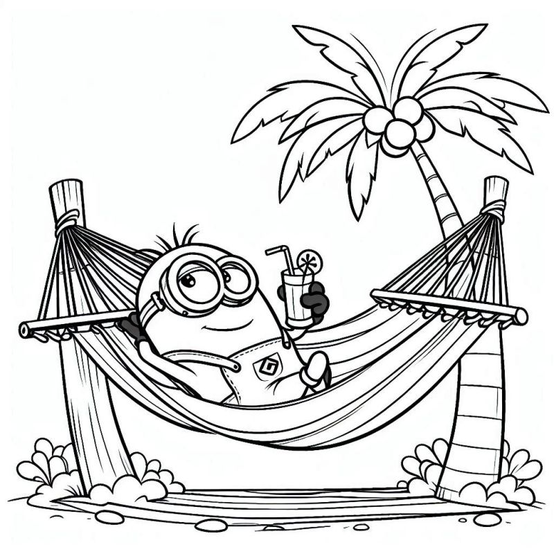 Minions Ausmalbilder 046