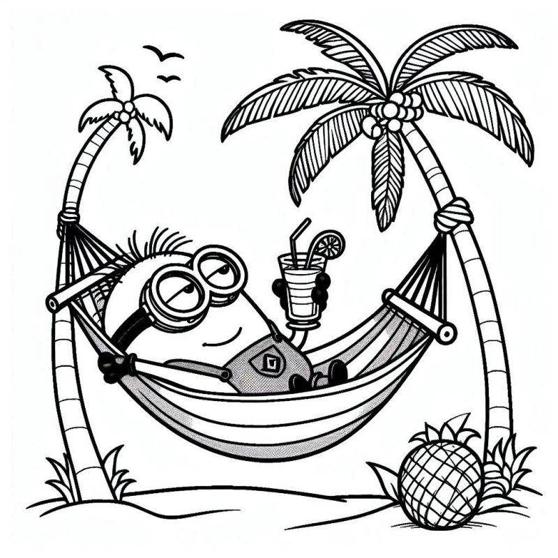 Minions Ausmalbilder 054