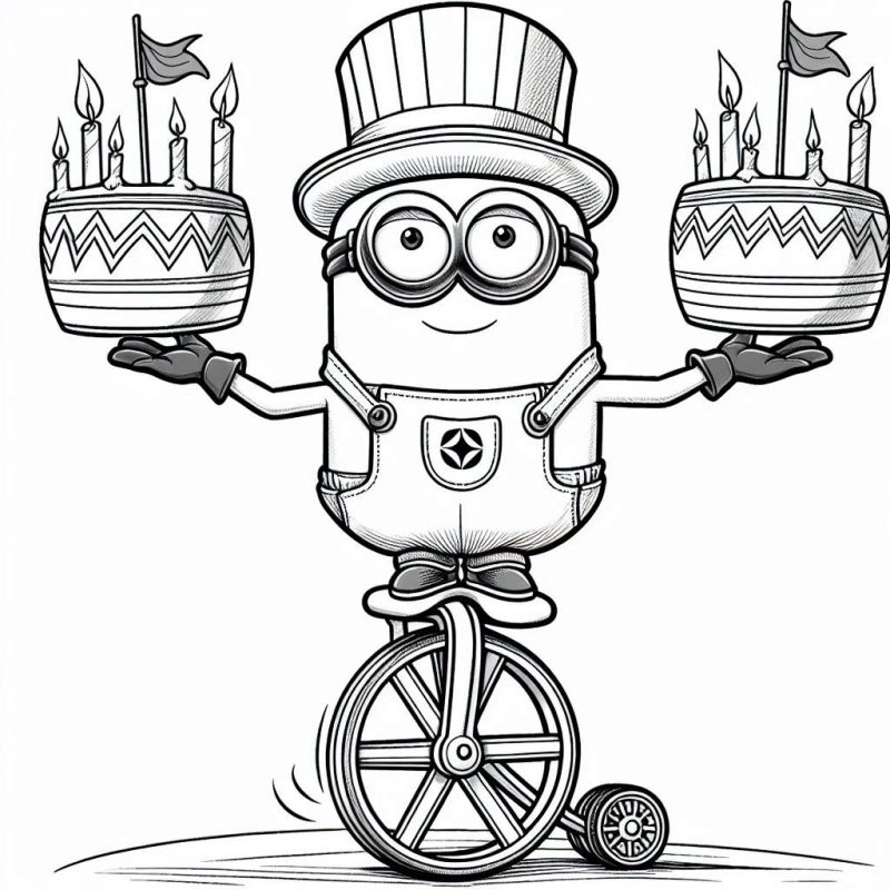 Minions Ausmalbilder 057