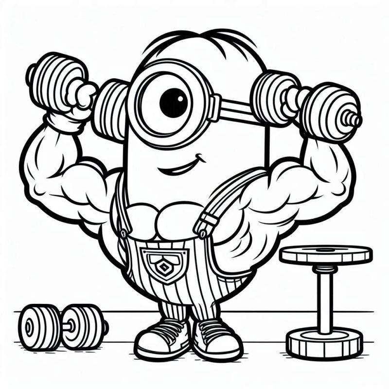 Minions Ausmalbilder 109