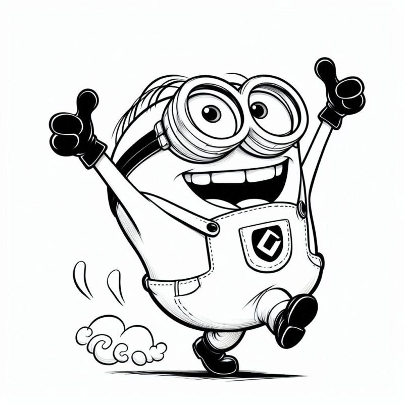 Minions Ausmalbilder 136