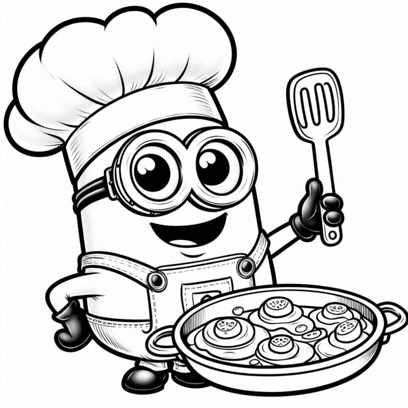 Minions Ausmalbilder 196