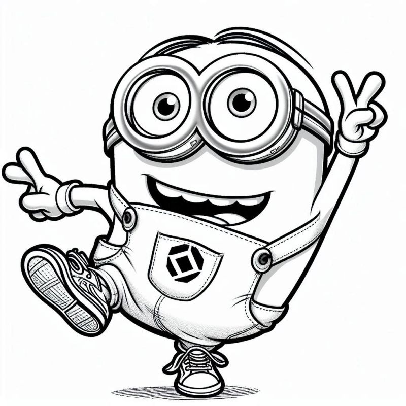 Minions Ausmalbilder 240