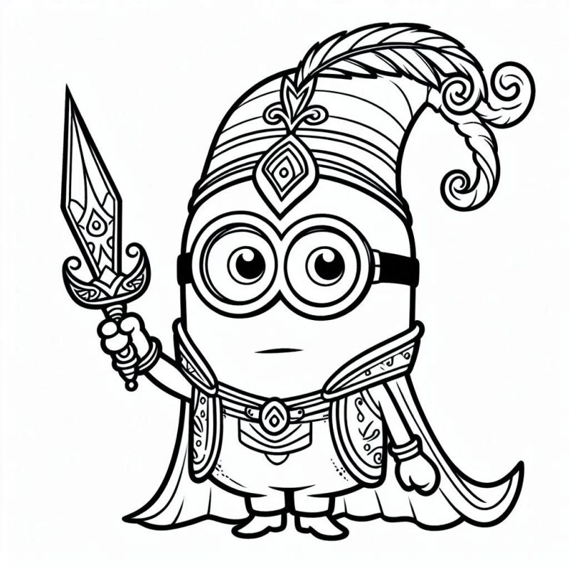 Minions Ausmalbilder 315