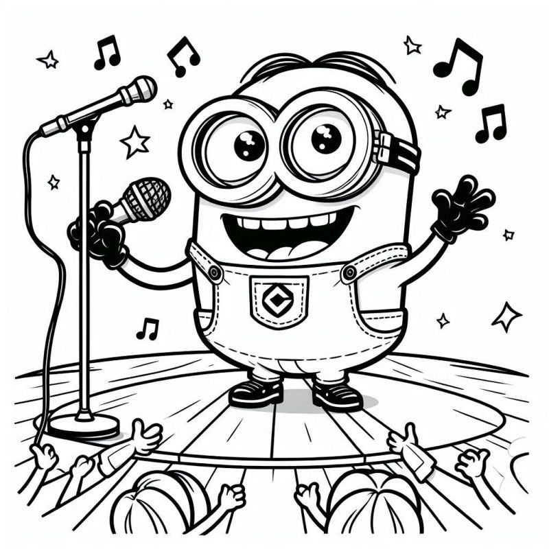 Minions Ausmalbilder 318