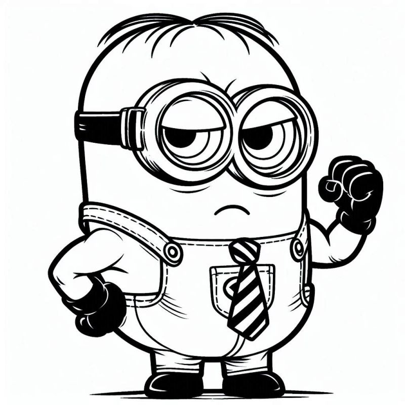 Minions Ausmalbilder 360