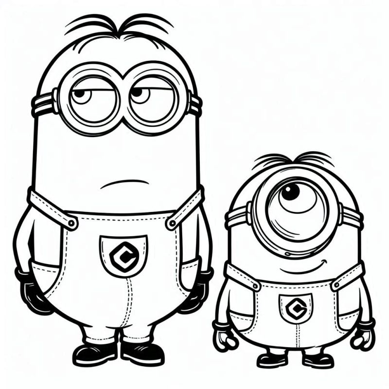 Minions Ausmalbilder 424