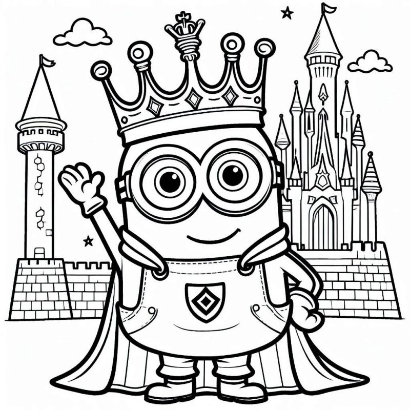 Minions Ausmalbilder 575