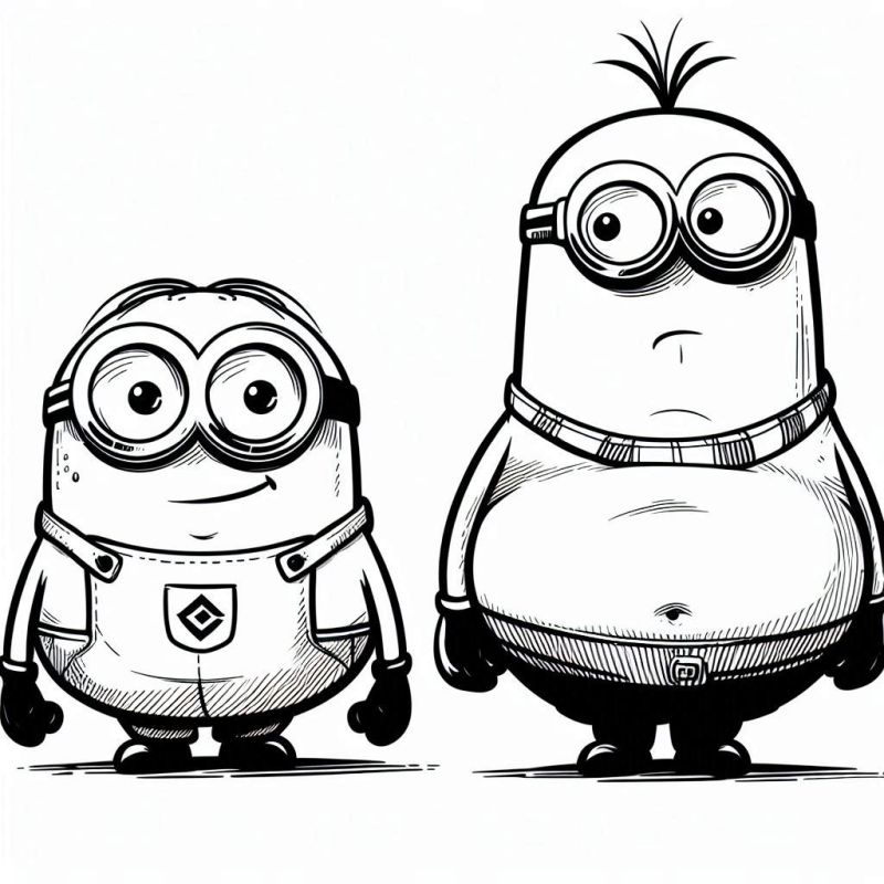 Minions Ausmalbilder 639