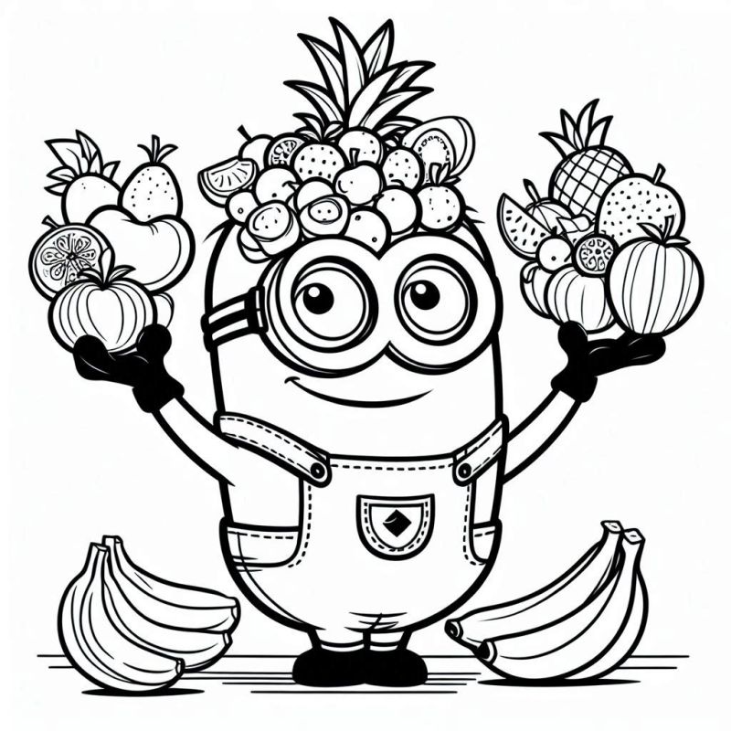 Minions Ausmalbilder 675