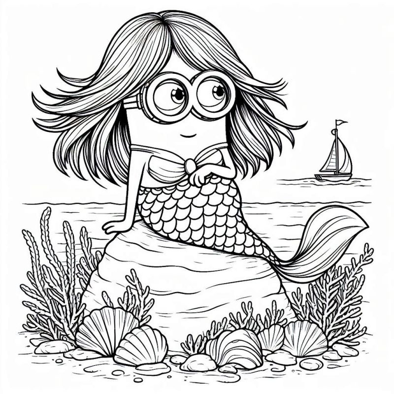 Minions Ausmalbilder 724