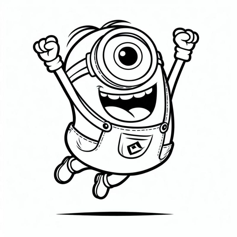 Minions Ausmalbilder 771