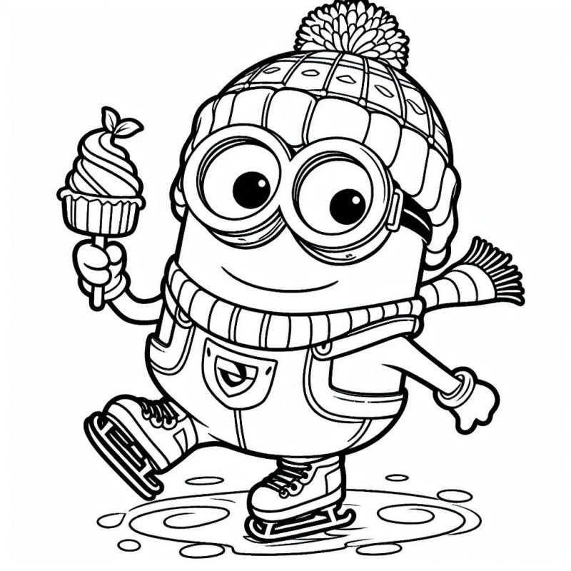 Minions Ausmalbilder 818