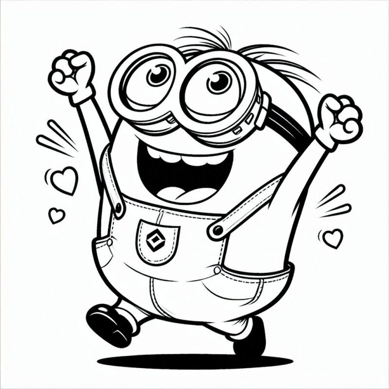 Minions Ausmalbilder 827