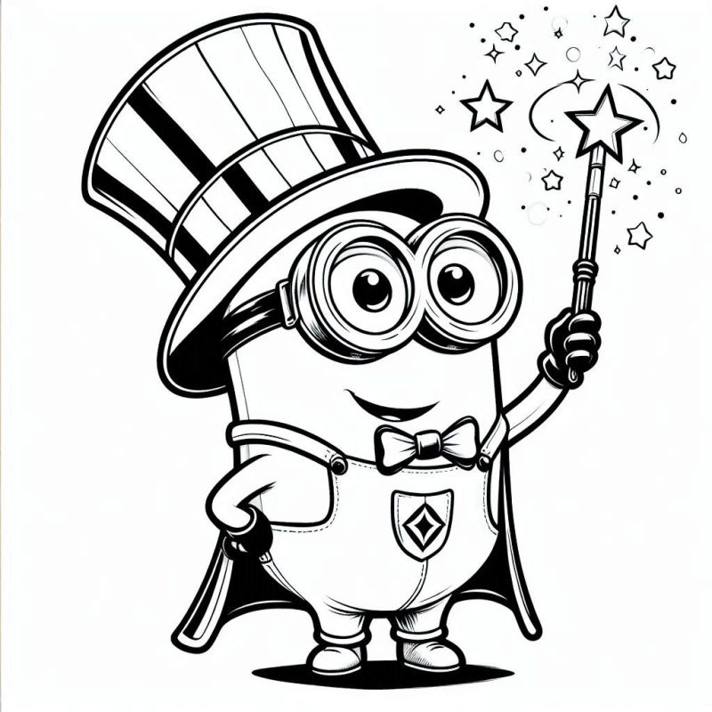 Minions Ausmalbilder 834