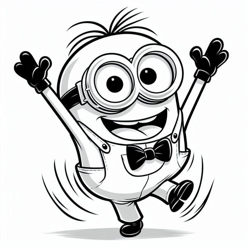 Minions Ausmalbilder 855
