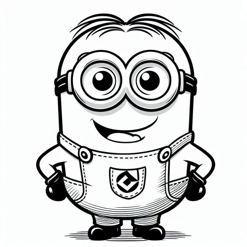 Minions Ausmalbilder 888