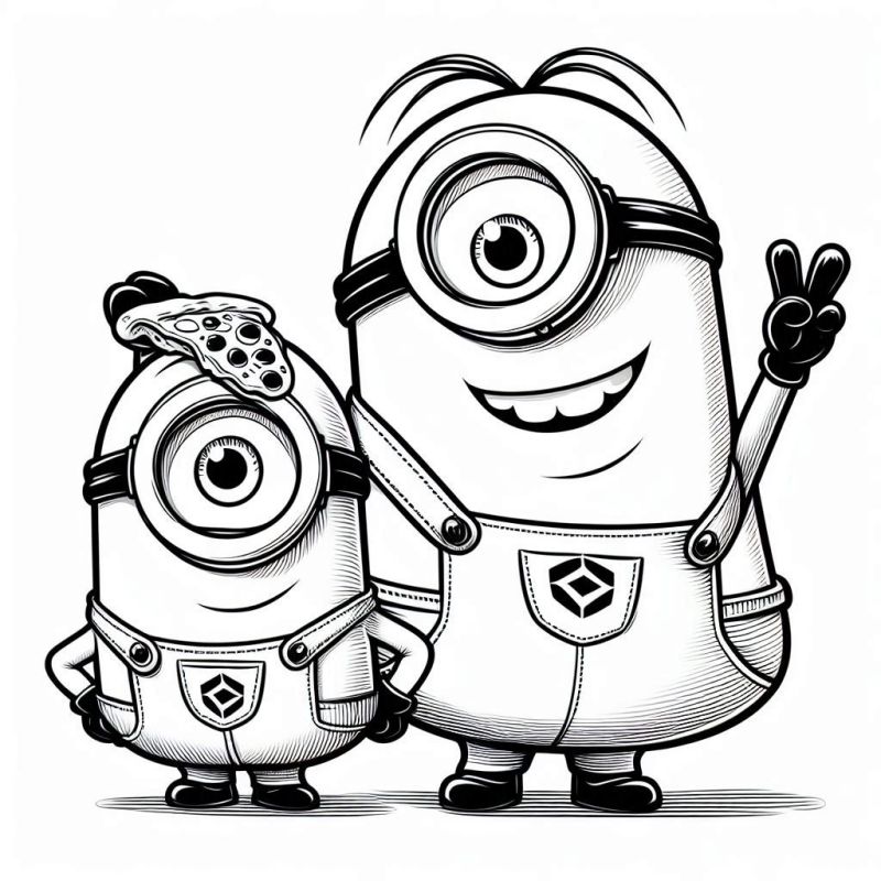 Minions Ausmalbilder 902