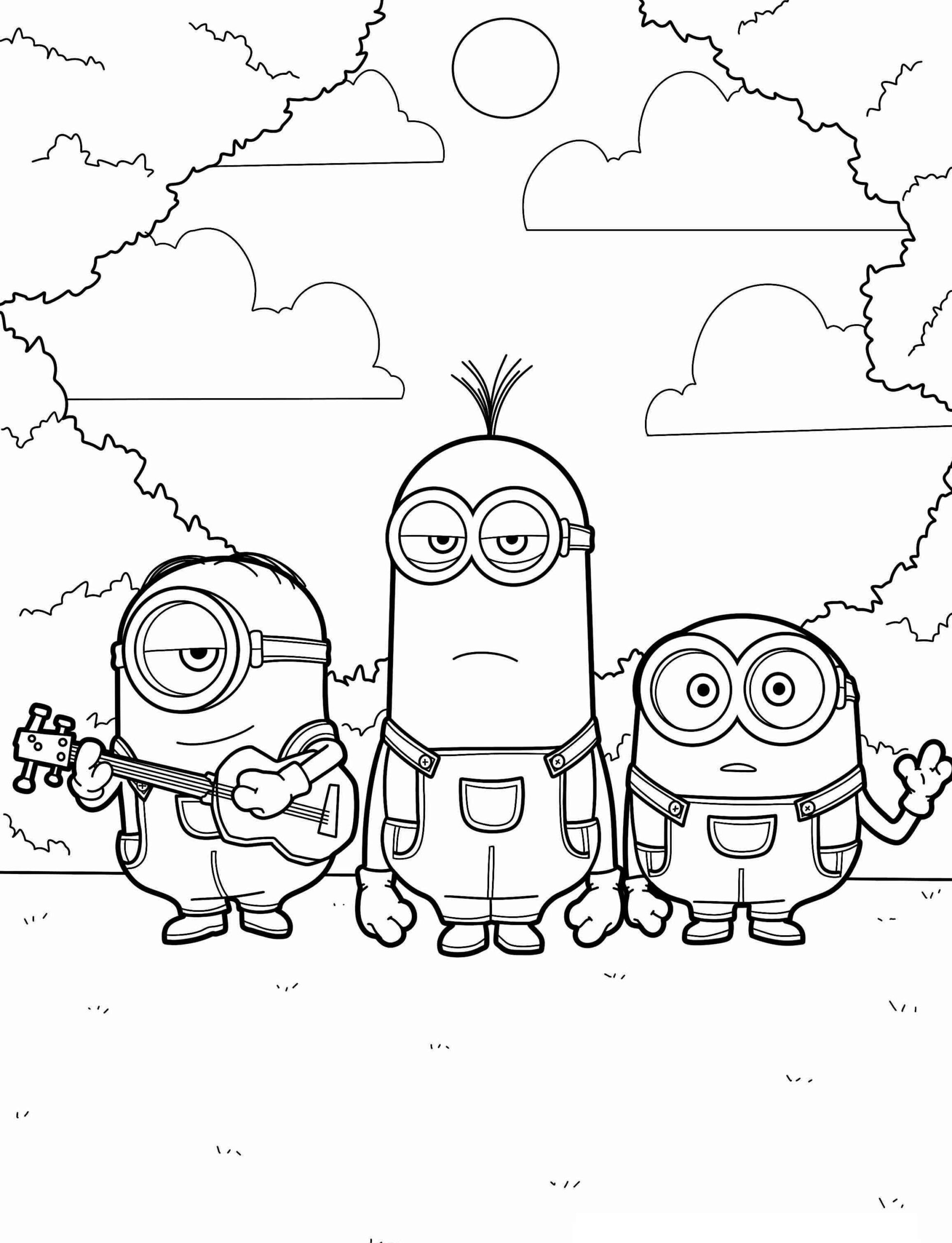 Minions Ausmalbilder 907