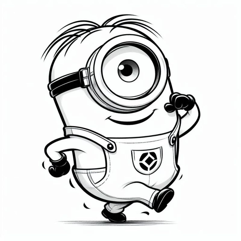 Minions Ausmalbilder 913