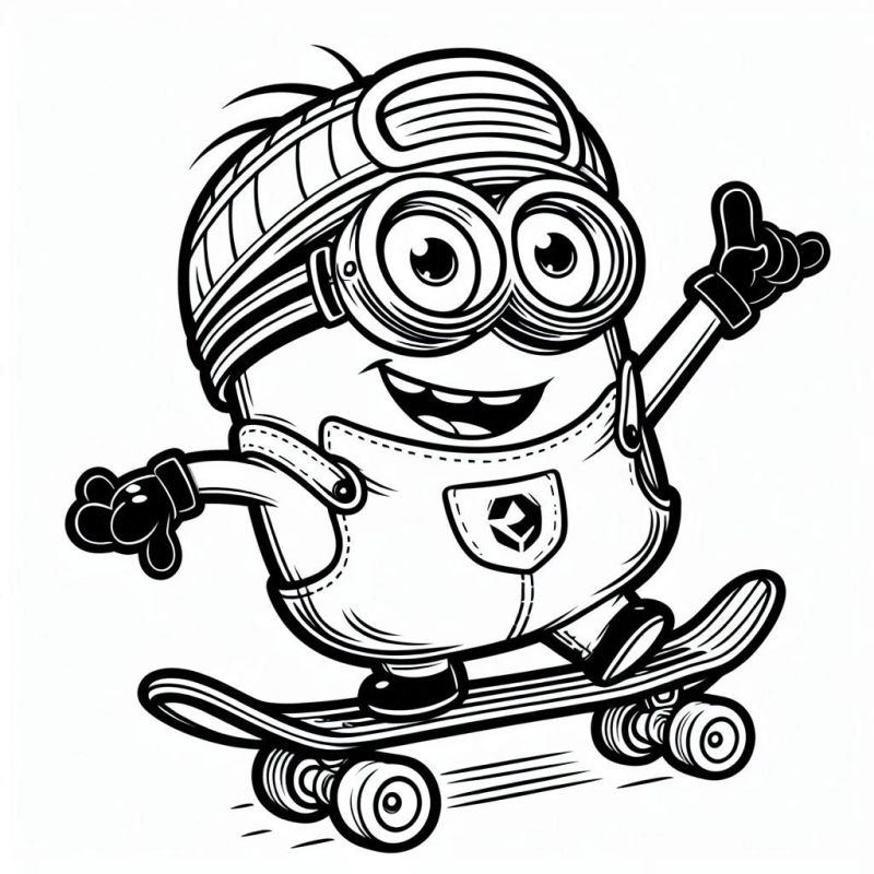 Minions Ausmalbilder 956