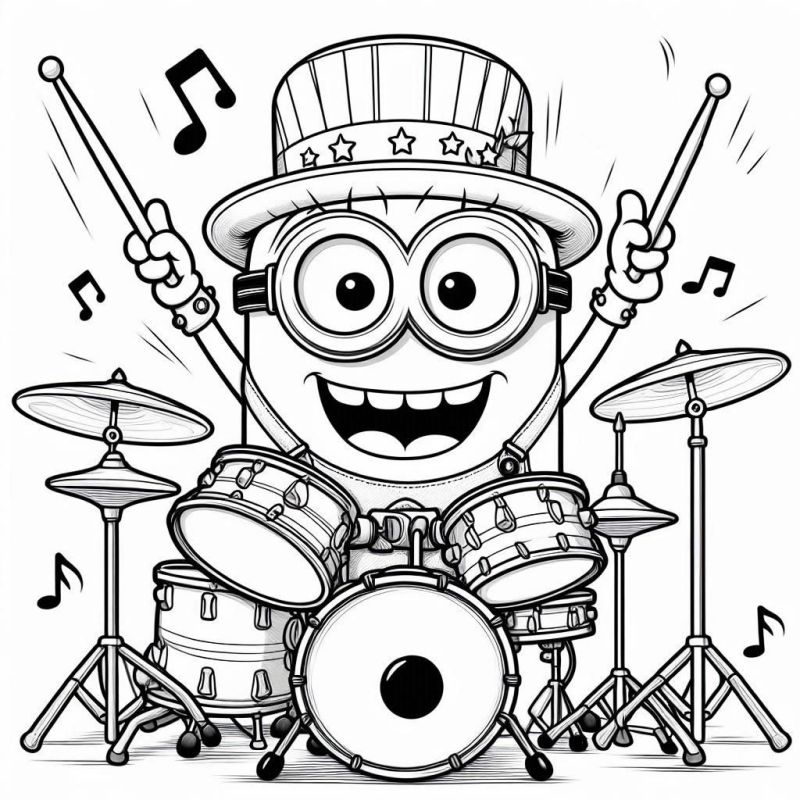 Minions Ausmalbilder 998