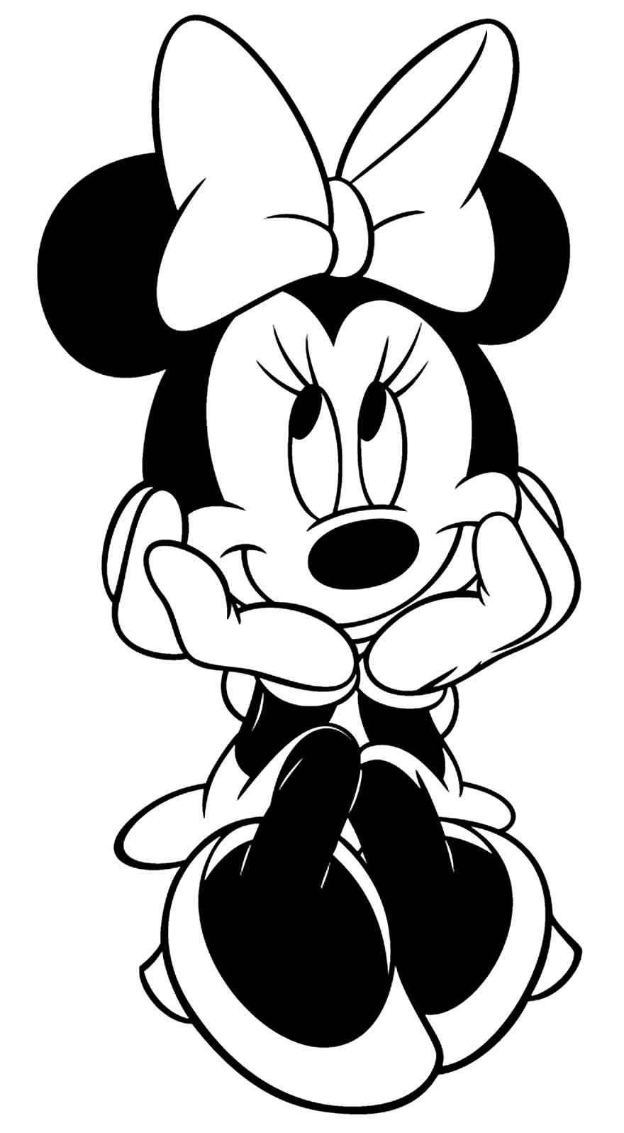 Minnie Ausmalbilder 003