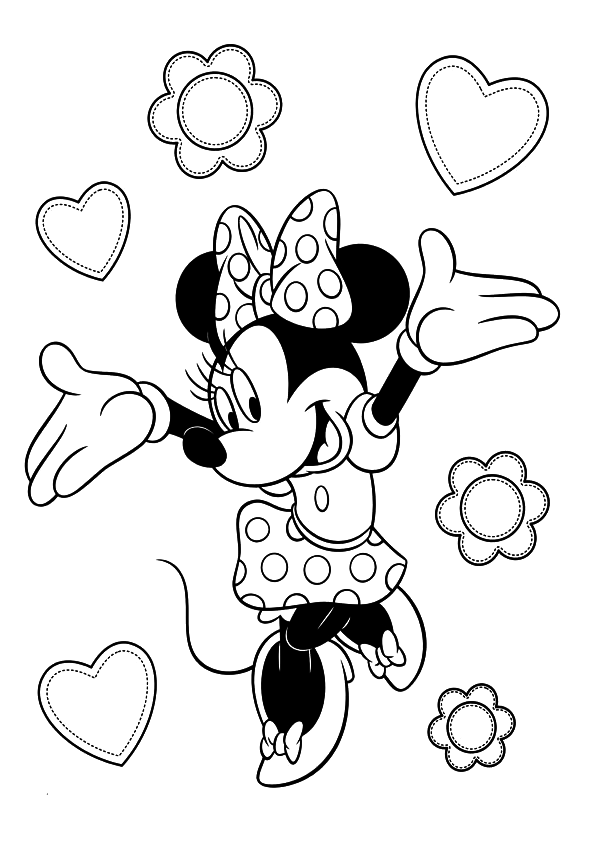Minnie Ausmalbilder 688
